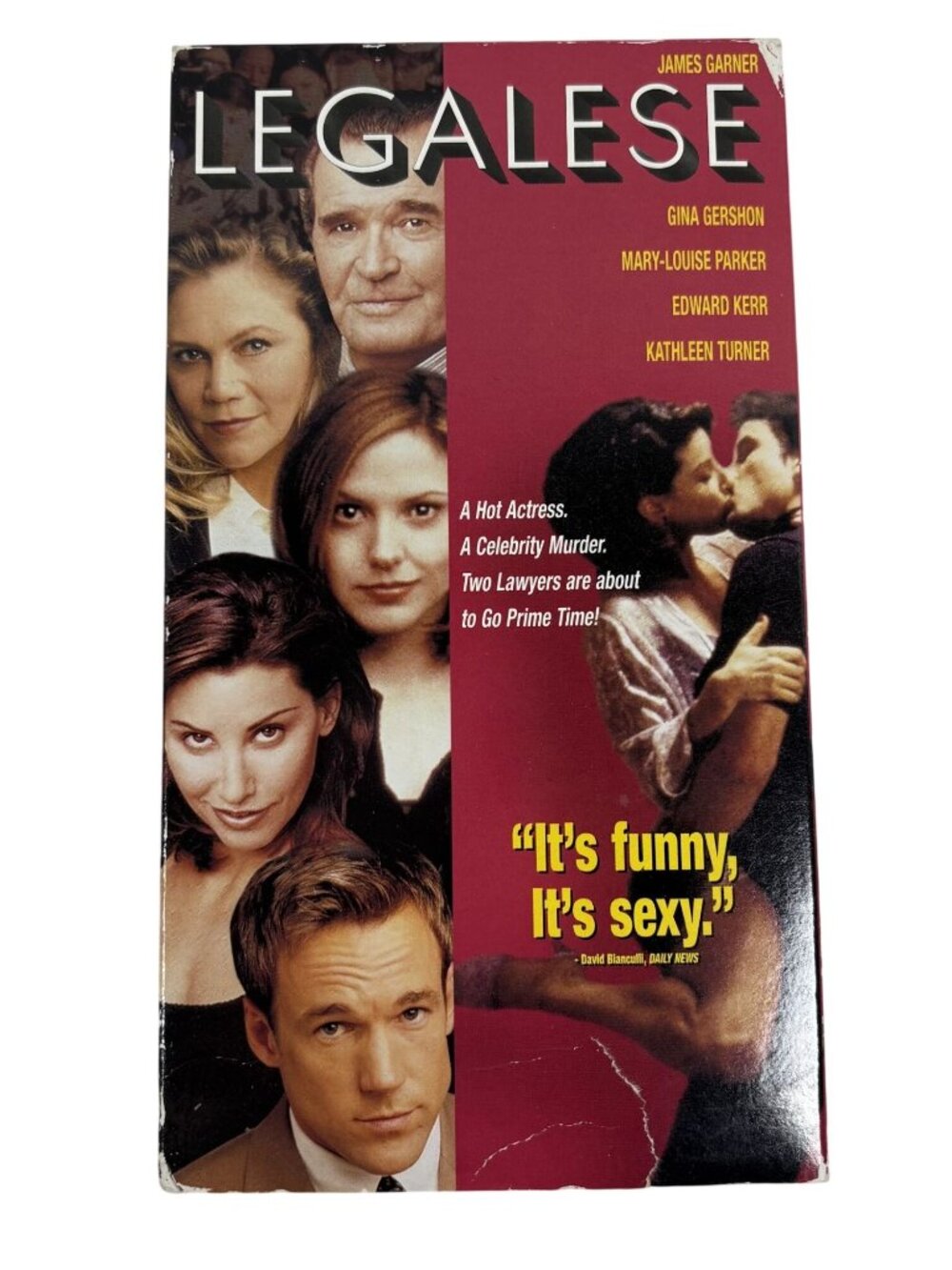 Legalese VHS Movie Starring James Garner Gina Gershon Kathleen Turner Mary-Louis